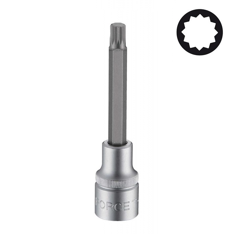 Force 1/2" Spline socket bit (100mmL)