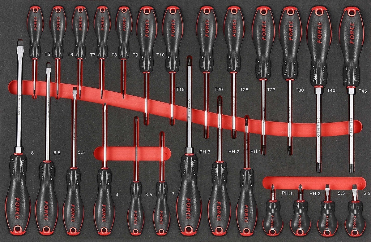 Force F2262 Foam screwdriver set 26pc