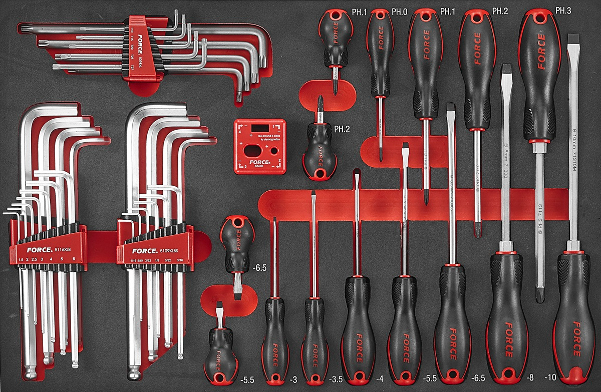 Force F2465 Foam screwdriver set 41pc