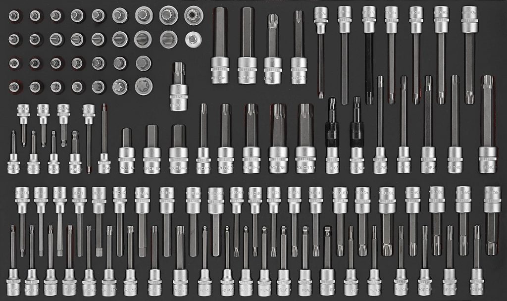 Force F41141 Foam Socket bit set 114pc