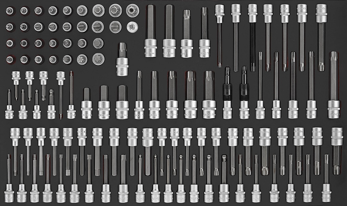 Force F41141 Foam Socket bit set 114pc