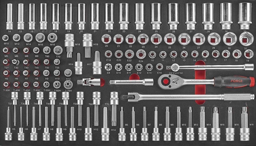Force F41162 Foam Socket combination set 116pc