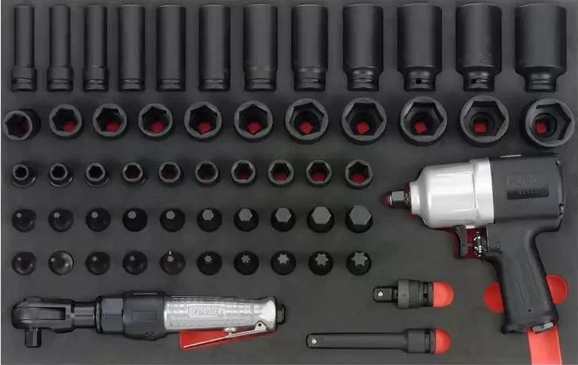 Force F4573 Foam Impact socket combination set 57pc