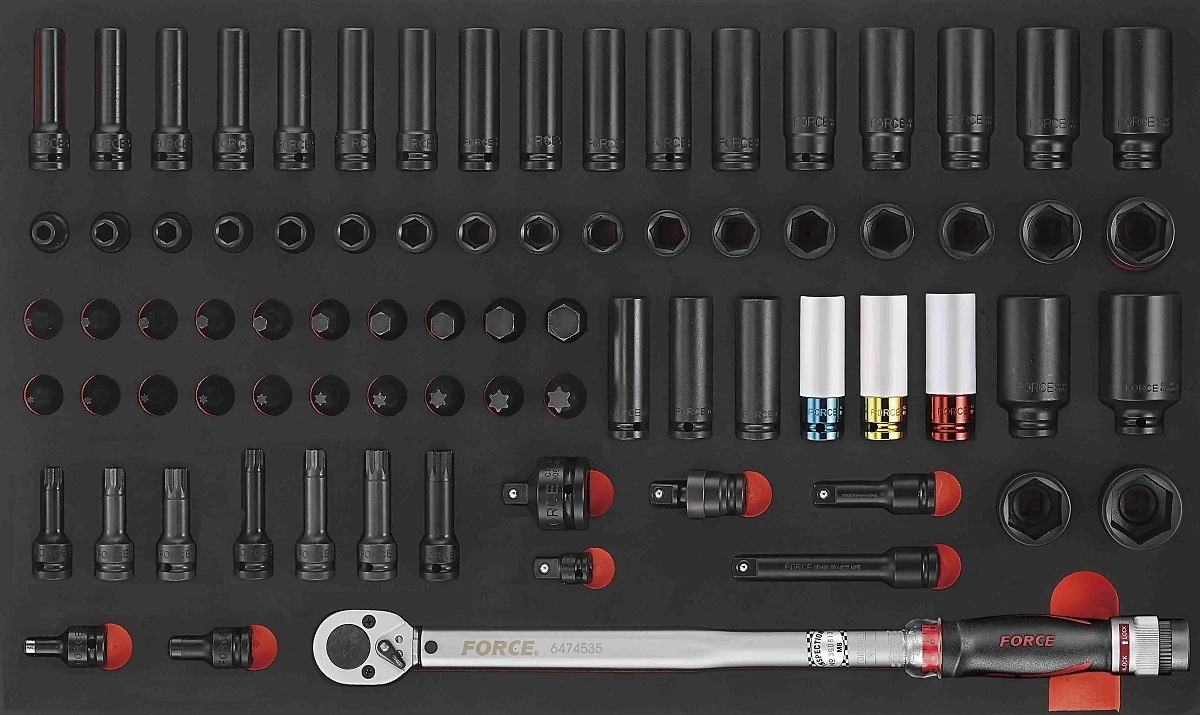 Force F4791 Foam Impact socket combination set 79pc