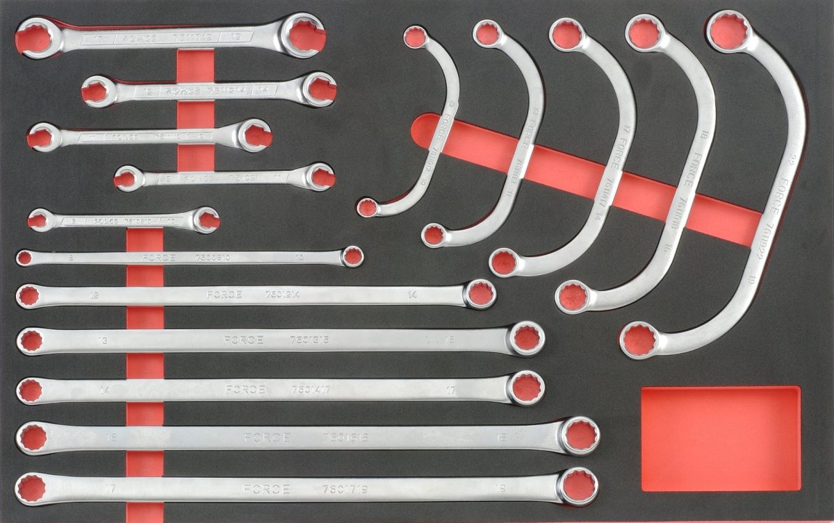 Force F5168 Foam Special Wrench set 16pc