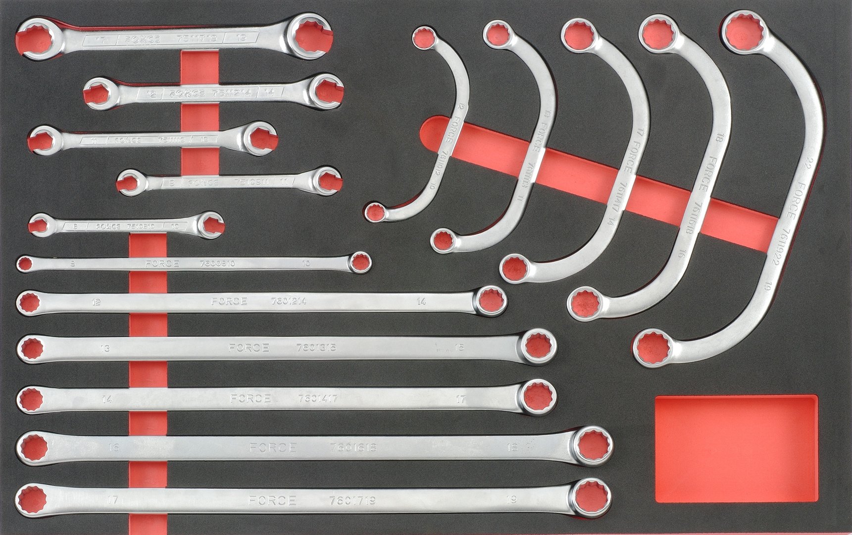 Force F5168 Foam Special Wrench set 16pc