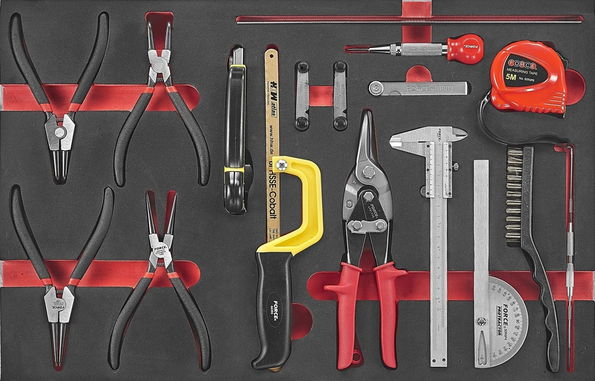 Force F5179 Foam measuring tools set 17pc