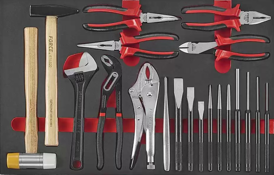Force F5207A Foam Pliers & Chisel set 20pc