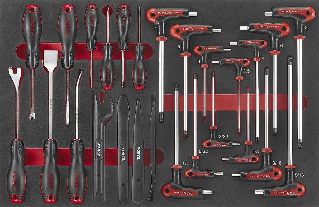 Force F5265 Foam Hex-ball grip key set 26pc