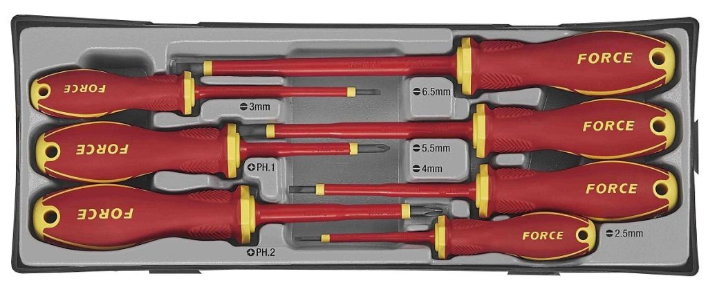 Force T20715N Insulated screwdriver set 7pc