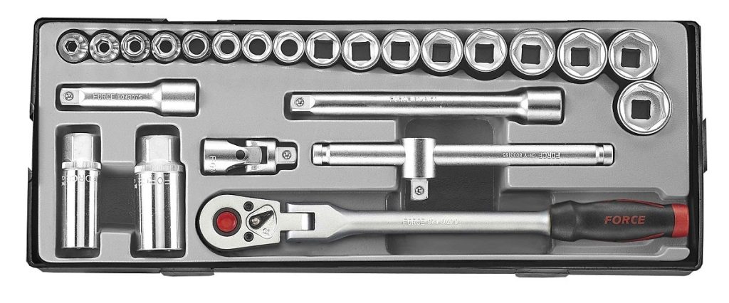 Force T3251-518 3/8" Socket set 24pc