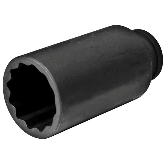 Force T40813 1/2" 12pt. Deep impact socket set 8pc
