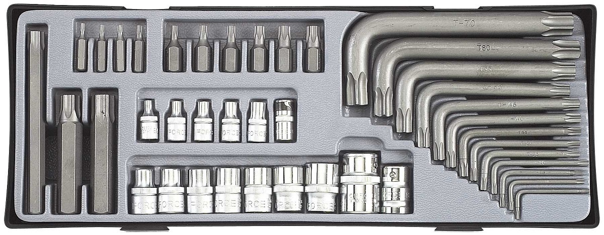 Force T4411 Star set 1/4"- 3/8" 41pc